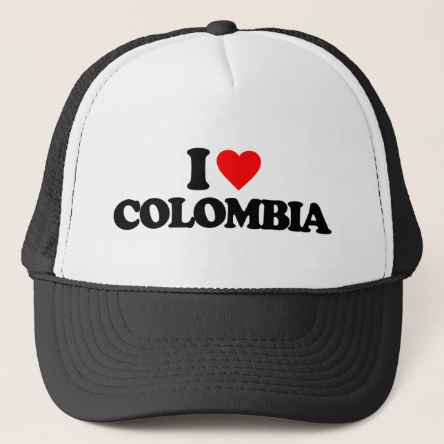 GORRA DE CAMIONERO AMO COLOMBIA (Anverso)