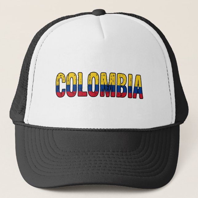 Gorra De Camionero Amo Colombia (Anverso)