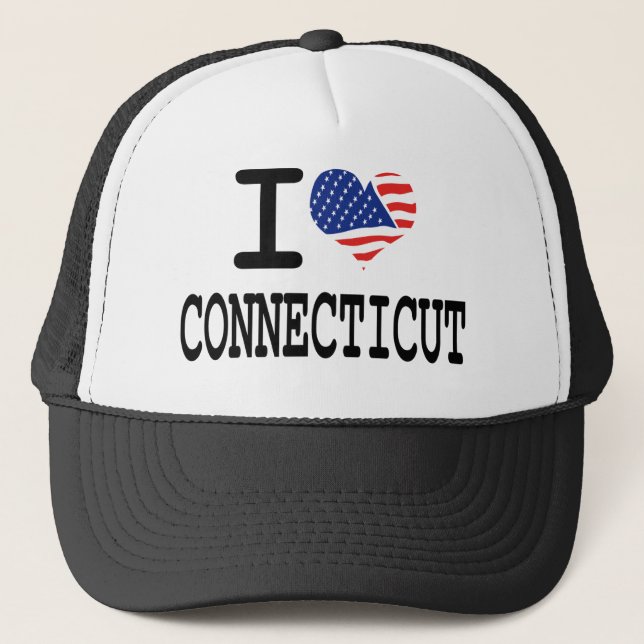 Gorra De Camionero Amo Connecticut (Anverso)