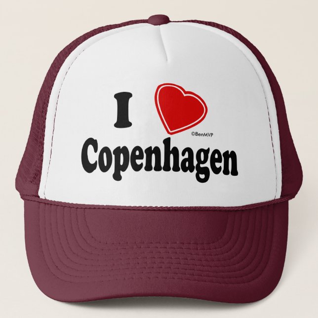 Gorra De Camionero Amo Copenhague (Anverso)
