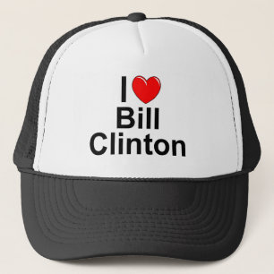 Gorra De Camionero Amo (corazón) a Bill Clinton
