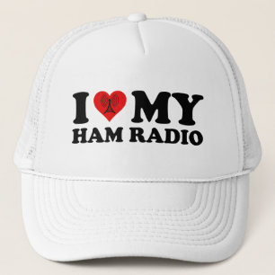 Gorra De Camionero Amo (Corazón) Mi Radio Ham
