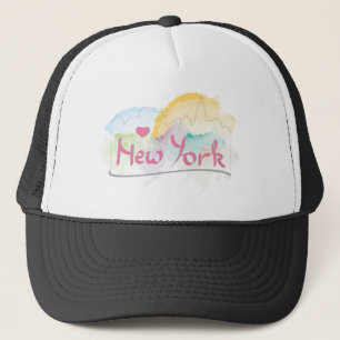 Gorra De Camionero Amo (corazón) Nueva York, Nueva York