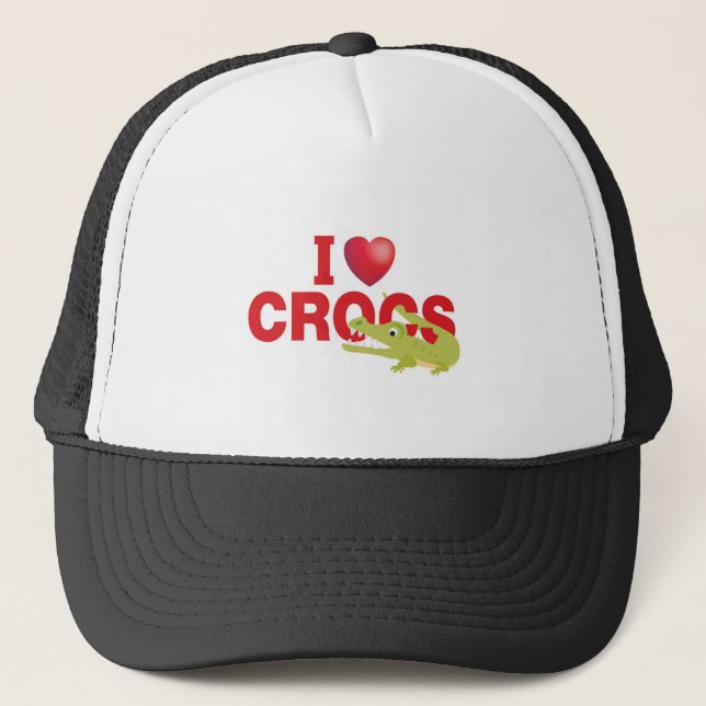 Gorra De Camionero amo crocs (Anverso)