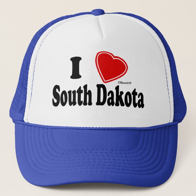 Gorra De Camionero Amo Dakota del Sur (Anverso)