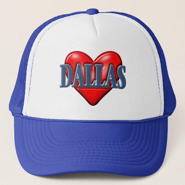 Gorra De Camionero Amo Dallas Tejas (Anverso)