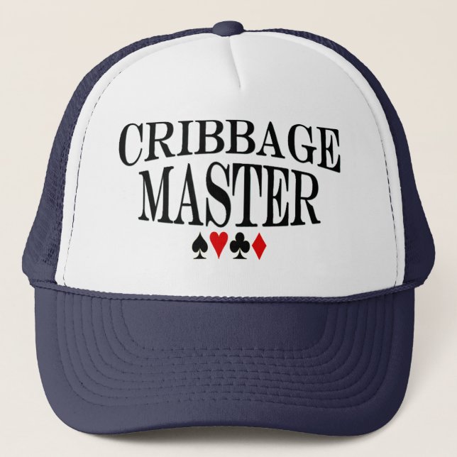 Gorra De Camionero Amo de Cribbage (Anverso)