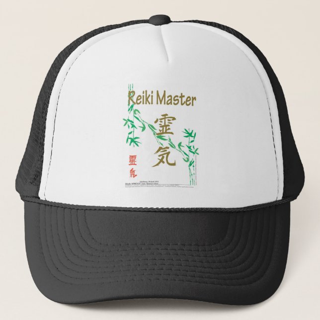 Gorra De Camionero Amo de Reiki (Anverso)