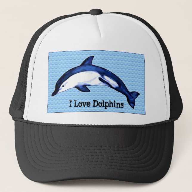 Gorra De Camionero Amo delfínes (Anverso)