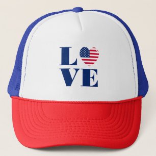 Gorra De Camionero Amo EE.UU.