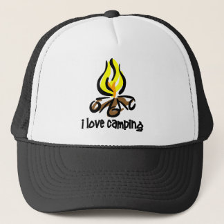 Gorra De Camionero amo el acampar