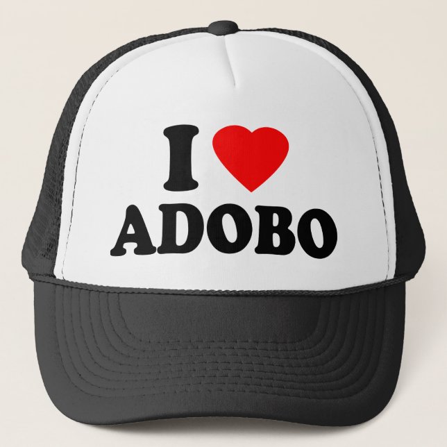 Gorra De Camionero Amo el Adobo (Anverso)