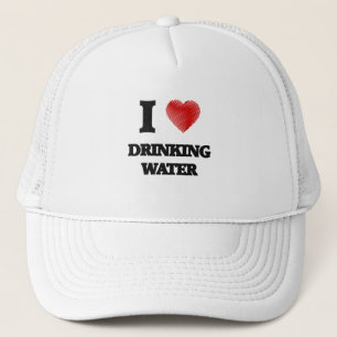 Gorra De Camionero Amo el agua potable