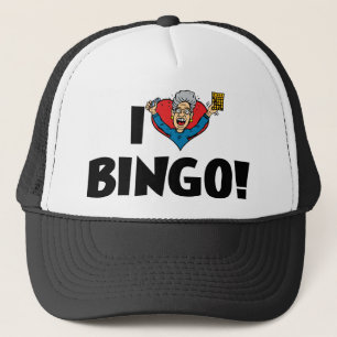 Gorra De Camionero ¡Amo el Bingo del Corazón! - Amantes del Bingo