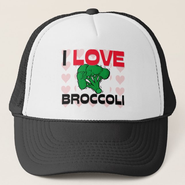 Gorra De Camionero Amo el bróculi (Anverso)