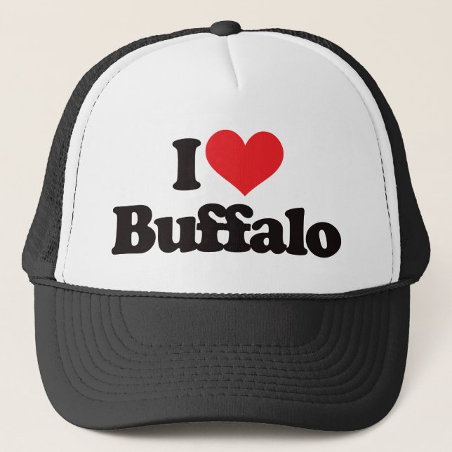 Gorra De Camionero Amo el búfalo (Anverso)