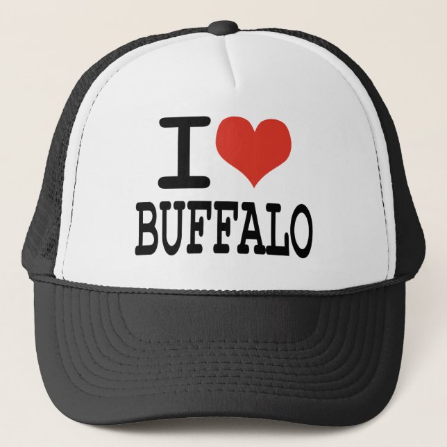 Gorra De Camionero Amo el búfalo (Anverso)