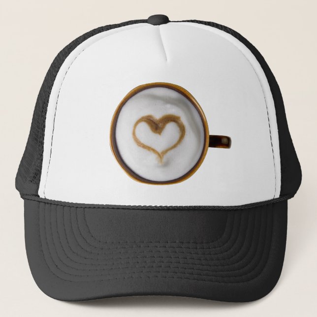 Gorra De Camionero Amo el café 03 (Anverso)