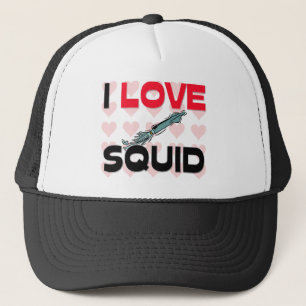 Gorra De Camionero Amo el calamar