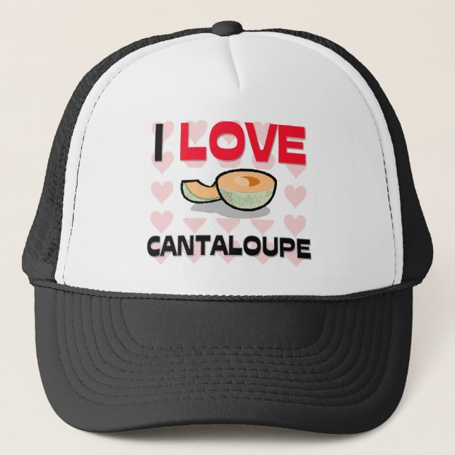 Gorra De Camionero Amo el cantalupo (Anverso)