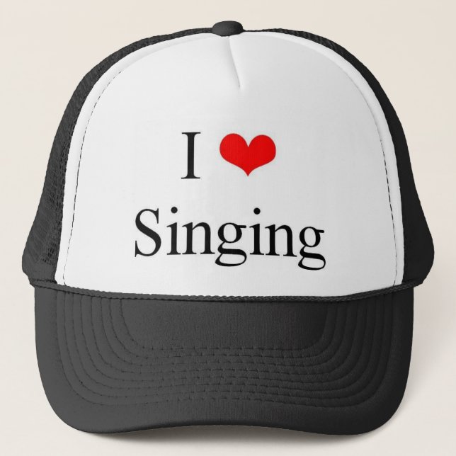 Gorra De Camionero Amo el cantar (Anverso)