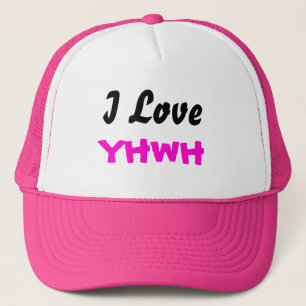 Gorra De Camionero Amo el casquillo de las señoras de YHWH