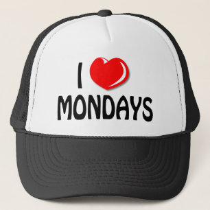 Gorra De Camionero Amo el casquillo de lunes