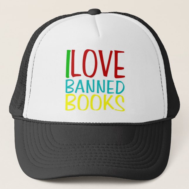 GORRA DE CAMIONERO AMO EL CASQUILLO DEL FUNCIONARIO DE LOS LIBROS (Anverso)