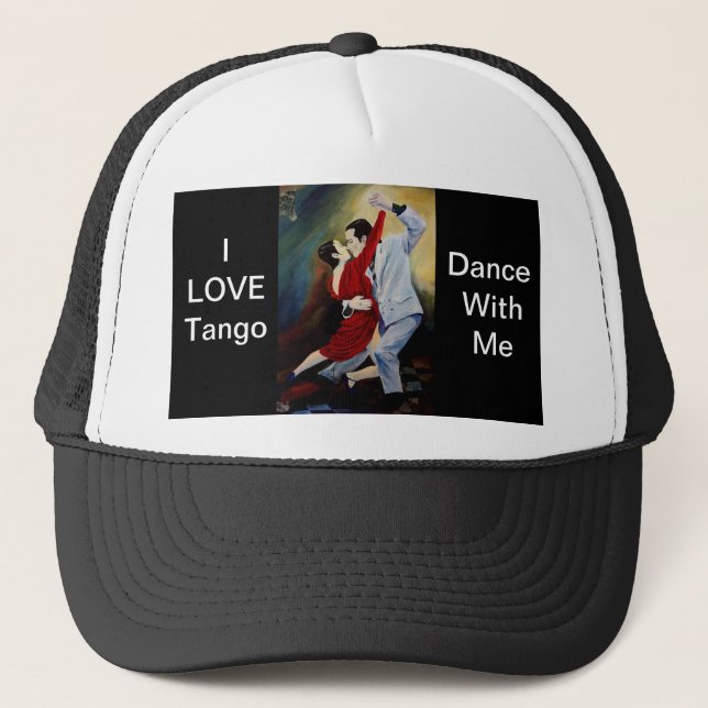 Gorra De Camionero Amo el casquillo del tango (Anverso)