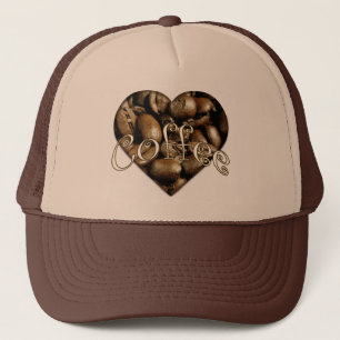 Gorra De Camionero Amo el Corazón del Café