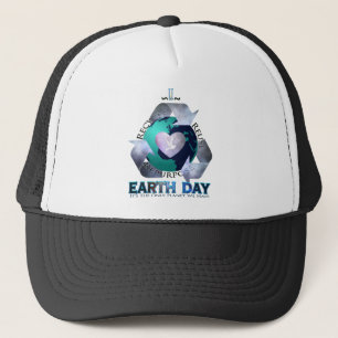 Gorra De Camionero Amo el Día de la Tierra