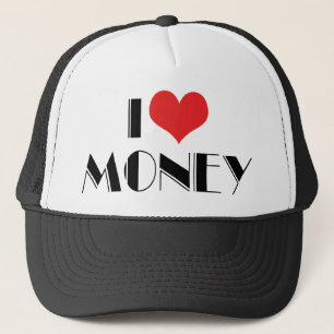 Gorra De Camionero Amo el dinero del corazón - Emprendedor de negocio