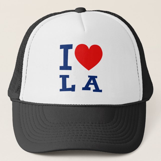 Gorra De Camionero Amo el LA (Anverso)