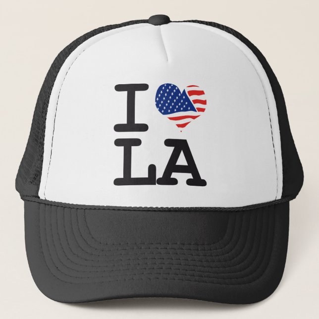 Gorra De Camionero Amo el LA (Anverso)