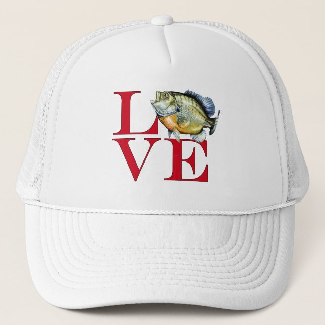 Gorra De Camionero Amo el Panfish (Anverso)