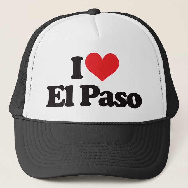 Gorra De Camionero Amo El Paso (Anverso)
