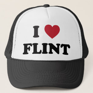 Gorra De Camionero Amo el pedernal Michigan