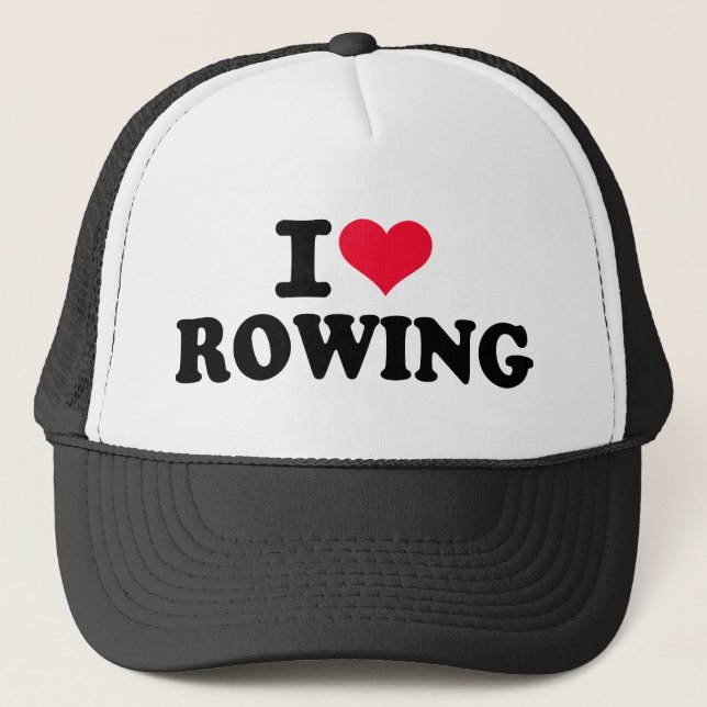 Gorra De Camionero Amo el remar (Anverso)