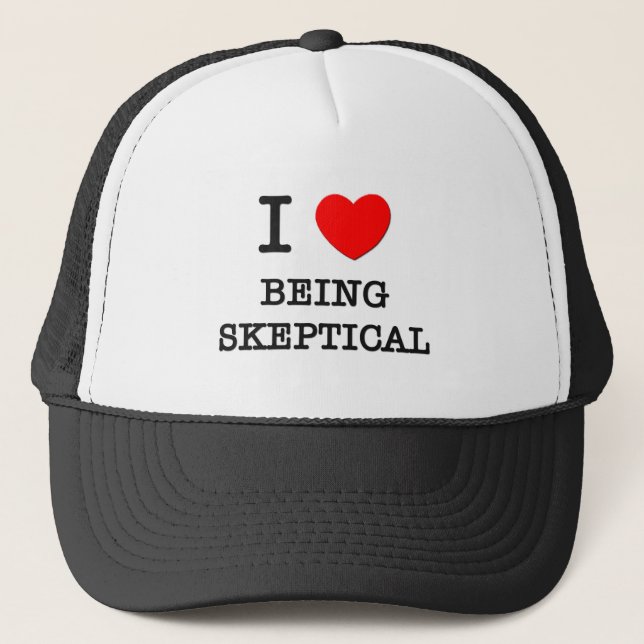 Gorra De Camionero Amo el ser escéptico (Anverso)