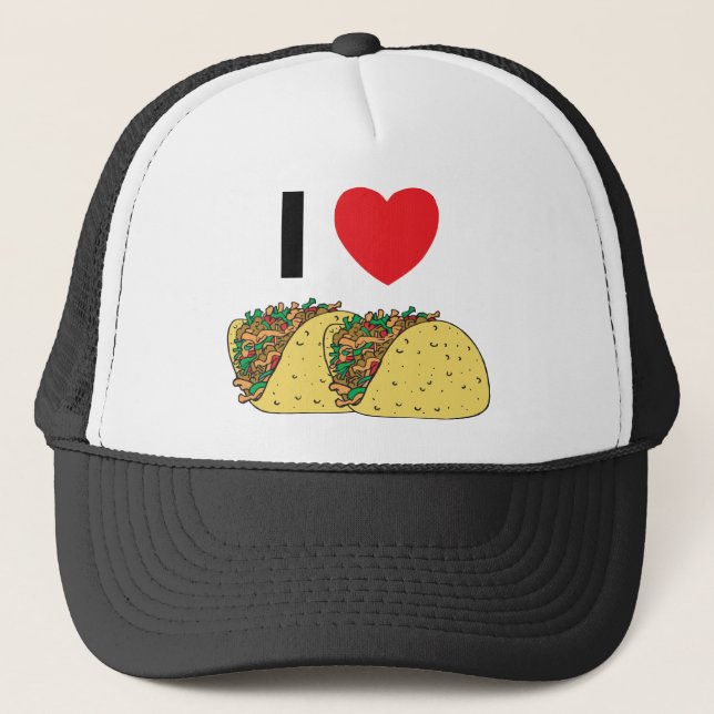 Gorra De Camionero Amo el Tacos (Anverso)