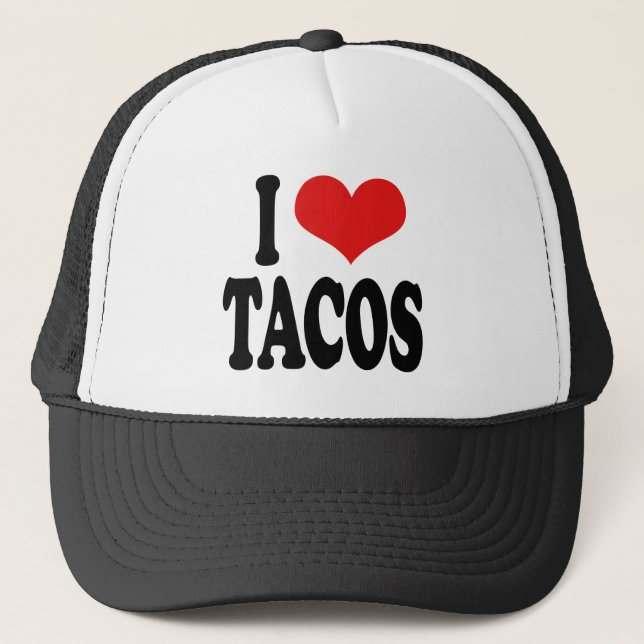 Gorra De Camionero Amo el Tacos (Anverso)