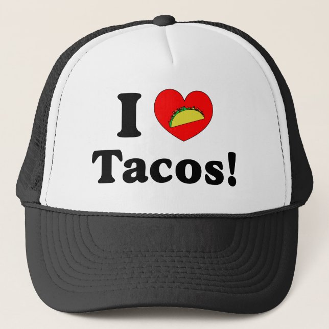 Gorra De Camionero Amo el Tacos (Anverso)