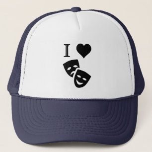 Gorra De Camionero Amo el teatro