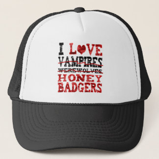 Gorra De Camionero Amo el tejón de miel de los hombres lobos de los