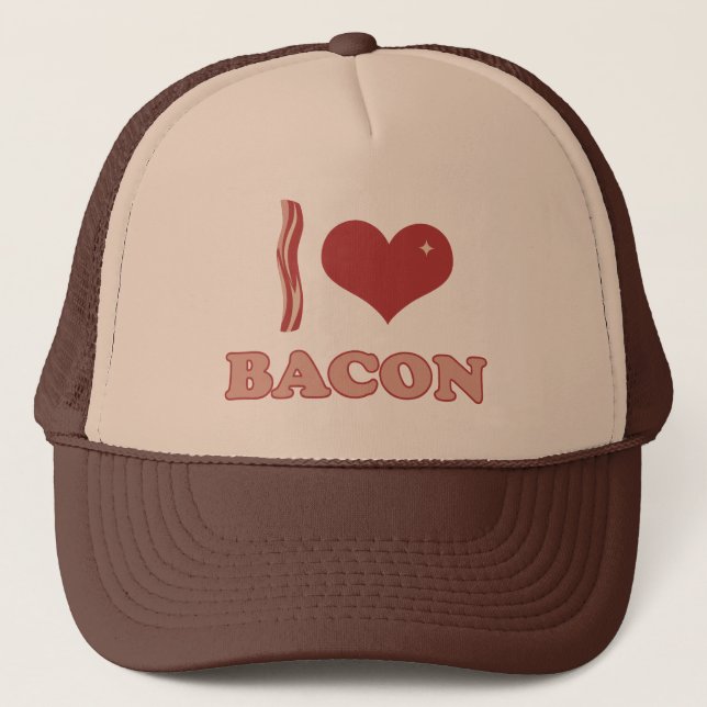 Gorra De Camionero Amo el tocino (Anverso)