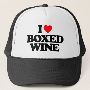 GORRA DE CAMIONERO AMO EL VINO ENCAJONADO