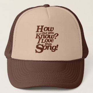 Gorra De Camionero Amo esta canción