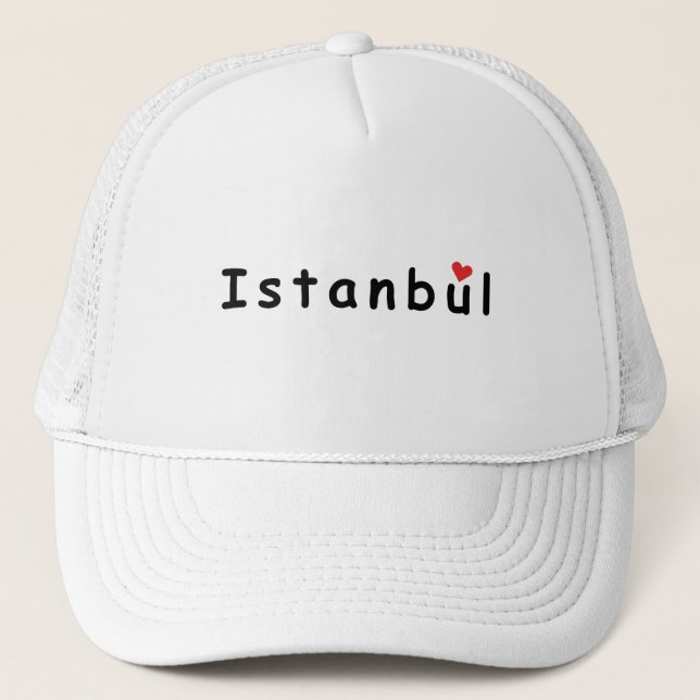 Gorra De Camionero Amo Estambul (Anverso)