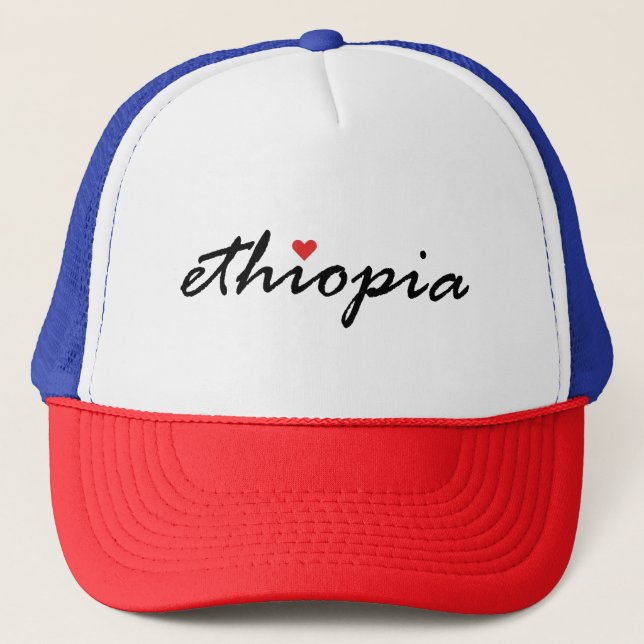 Gorra De Camionero Amo Etiopía (Anverso)