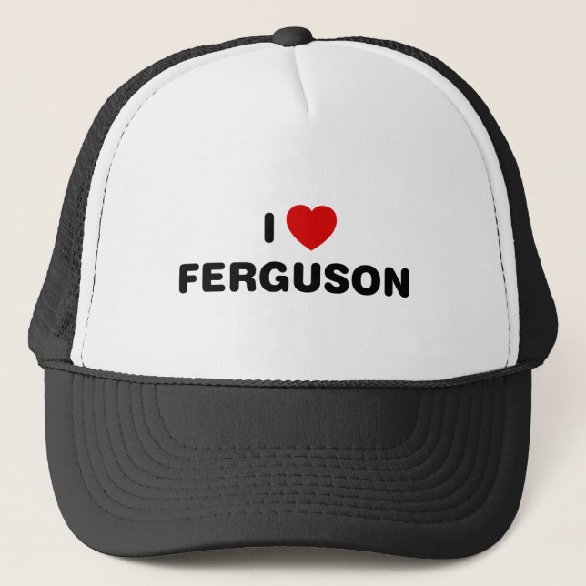 Gorra De Camionero Amo Ferguson Missouri (Anverso)
